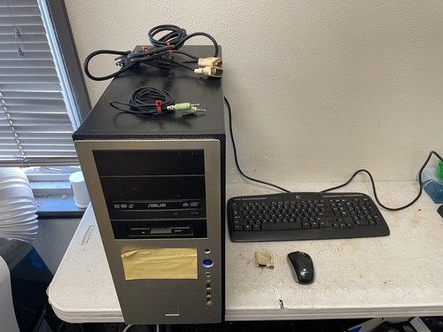 Asus silver grey computer - asus,
